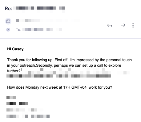 Prospect reply 5